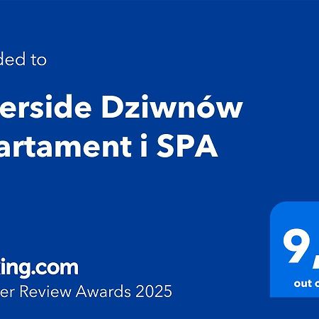 Riverside Dziwnow Apartament I Spa Exterior foto